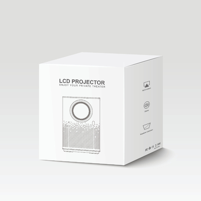 100 lumens ANSI Lift Bracket 4k Mini Projector per Home Theater Outdoor