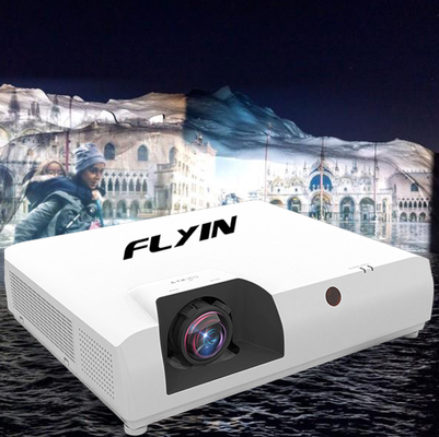 Flyin E7 4K Laser Short Throw Projector 3840x2160 3LCD 7500 ANSI Digital Zoom per l'istruzione aziendale all'aperto