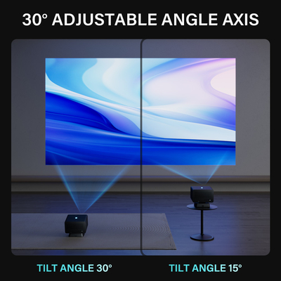 Proiettore per home theater Android 11 con rapporto di contrasto di 1000 a 1 e durata della lampada di 30000 ore