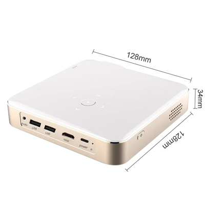 Mini S350 1080P Full HD DLP 4K 3D Home Theater Proiettori WIFI Android 9 Batteria integrata