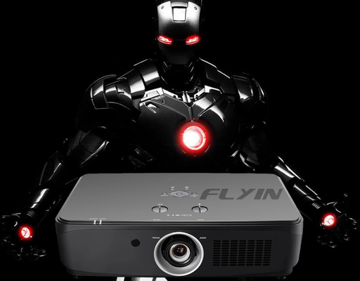 Educazione all'aperto FLYIN 7100Lumens 3LCD 4K LASER Projector con luminosità ad alta risoluzione e altoparlante incorporato