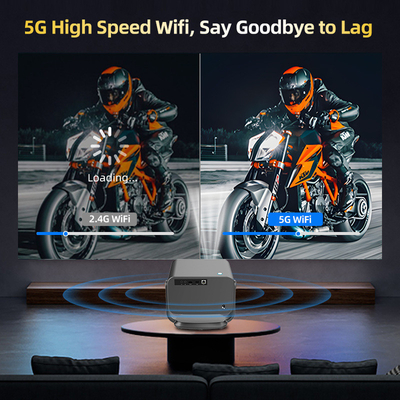 FLYIN P20 Pro 4K 350Lms 1080P Full HD Proiettore Lente autofocus LCD Lampada Android 13 Airplay Uso per home theater portatile