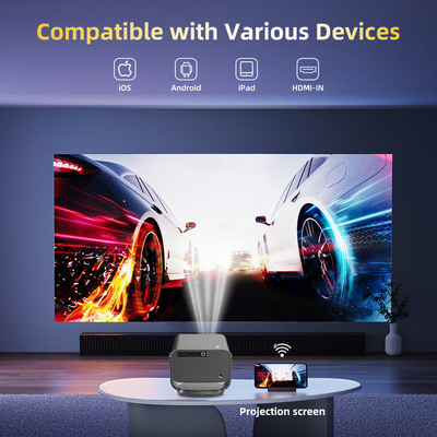 FLYIN P20 Pro 4K 350Lms 1080P Full HD Proiettore Lente autofocus LCD Lampada Android 13 Airplay Uso per home theater portatile