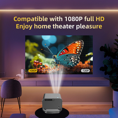 FLYIN P20 Pro 4K 350Lms 1080P Full HD Proiettore Lente autofocus LCD Lampada Android 13 Airplay Uso per home theater portatile