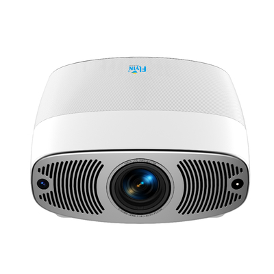 Flyin Q7 1080p Alta definizione Home Entertainment Teatro Proiettore LCD Doppio altoparlanti Bluetooth 100 pollici schermo doppia banda WIFI