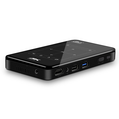 FLYIN P-09II Mini Proiettore 4K Professionale DLP Lampada a LED Proiettore a controllo remoto Stereo WiFi-Smart Home Proiettore portatile