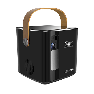 Flyin P12 1080P Max 4K Mini Proiettore 9000mAh Batteria Video esterno 400 ANSI Lumens Android 9 2GB/16GB DLP Link Proiettore 3D
