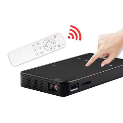 Flyin S90 4K Mini Portable Android Smart DLP Projector WIFI Bluetooth abilitato in forma di telefono cellulare US Plug Lampada a LED Batteria 3D