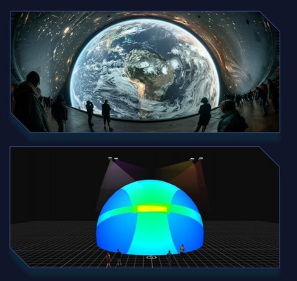 Flyin 2025 4K multifunzione distribuito di progettazione di server convergente per Edge Fusion Dome 3D Mapping Immersive Room