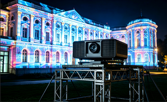 Proiettore laser DLP con 13.000 lumen Luminosità 4K Compatibile per l'uso esterno in grandi locali