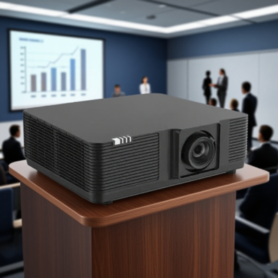 Flyin 5500 lumen DLP Laser Projector WUXGA Alta risoluzione 4K Active 3D Presentazione 0.8 DMD Chip per l'immagine precisa Manual Focus Lens Shift per un'esperienza di proiezione flessibile