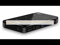 4K nero Mini Portable Projector Dustproof Waterproof Android che traccia il proiettore del DLP