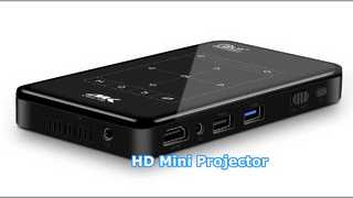 Mini proiettore HD 4K Mirroring DLP Home Theater
